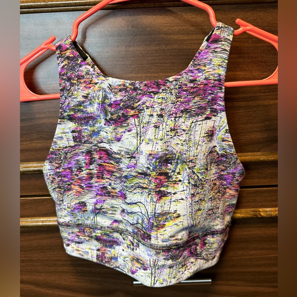Lululemon Limited Edition Energy High-Neck Longline Bra *Medium B-D Cups Size 8